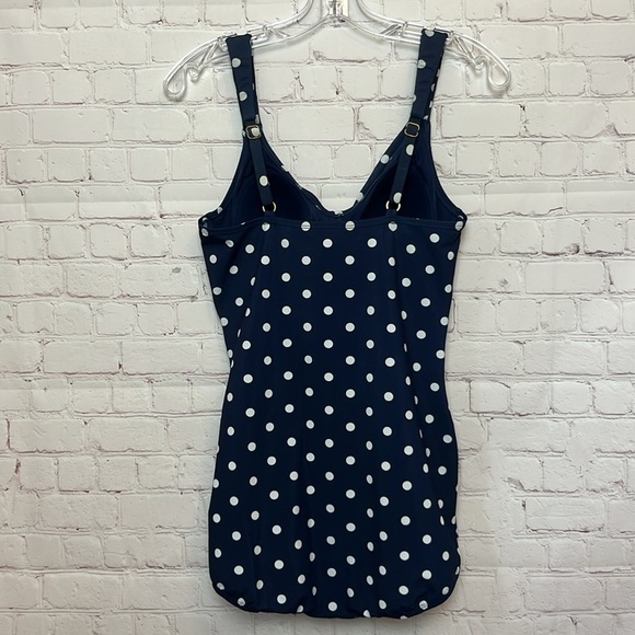 Lands' End SlenderSuit Skirted One Piece Swimsuit - Picture 8 of 16